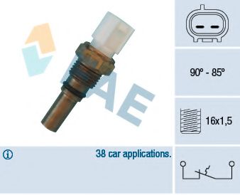 FAE 36540 Датчик включения вентилятора для TOYOTA RAV4 1 (SXA1) 2.0 16V (SXA10)