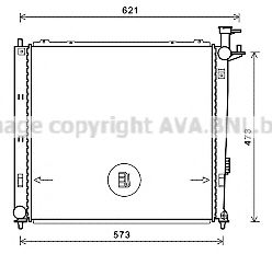 AVA QUALITY COOLING KA2272 Крышка радиатора для KIA SORENTO 2 (XM) (Киа Соренто)