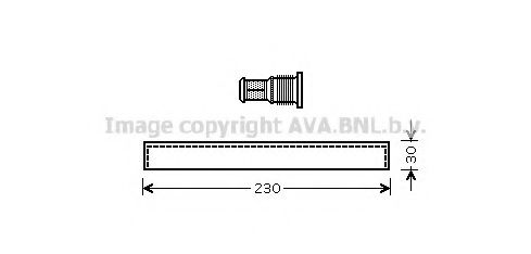 AVA QUALITY COOLING KAD083 Осушитель кондиционера для KIA SORENTO (Киа Соренто)