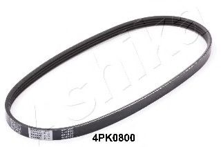 ASHIKA 112-4PK800 Поликлиновой ремень ALT для SUZUKI SX4 (EY, GY) 1.6 VVT