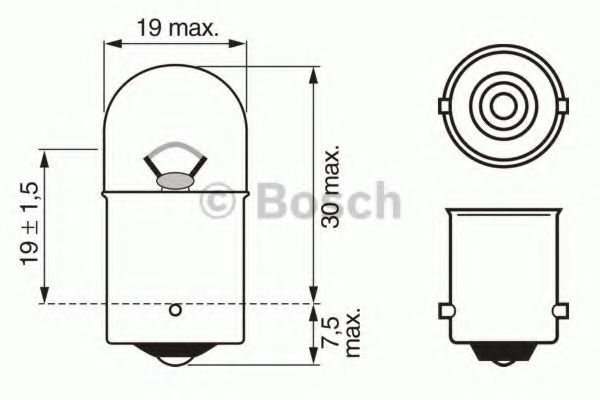 BOSCH 1987302203 Лампа накаливания 