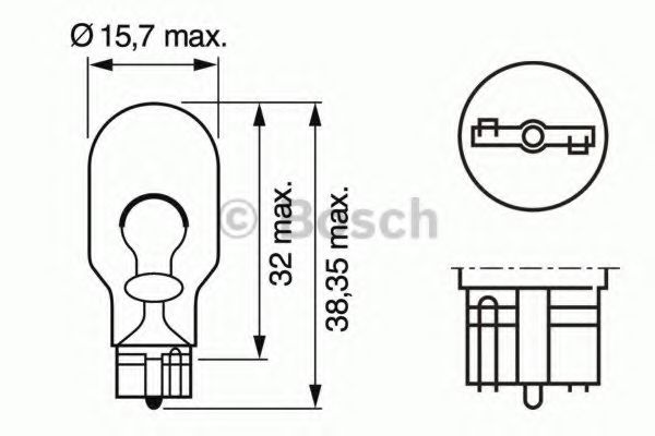 BOSCH 1987302205 Лампа накаливания 