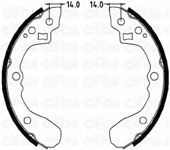 CIFAM 153217 Тормозные колодки барабанные для KIA SEPHIA (Киа Сепхиа)