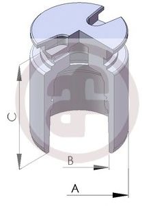 AUTOFREN SEINSA D025102 Ремкомплект тормозного суппорта для JEEP GRAND CHEROKEE (Джип Гранд чероkее)