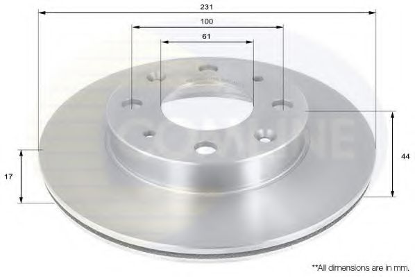 COMLINE ADC0502V Тормозные диски 