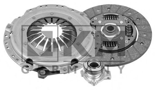 KM Germany 069 1193 Комплект сцепления X16XEL, Y16XE, Z16XE для OPEL VECTRA B (36_) 1.6 i 16V