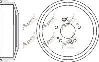 APEC braking DRM9942 Тормозной барабан для KIA CARNIVAL (Киа Карнивал)