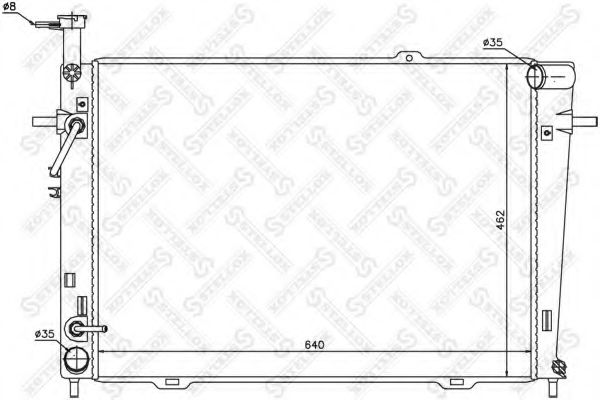 STELLOX 1025417SX Крышка радиатора для HYUNDAI TUCSON (Хендай Туксон)