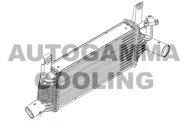 AUTOGAMMA 105098 Интеркулер для NISSAN TERRANO (Ниссан Террано)