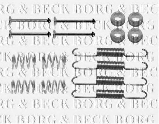 BORG & BECK BBK6208 Скоба тормозного суппорта для KIA SORENTO 1 (JC) (Киа Соренто)