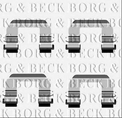 BORG & BECK BBK1536 Скобы тормозных колодок для KIA SPECTRA (Киа Спектра)