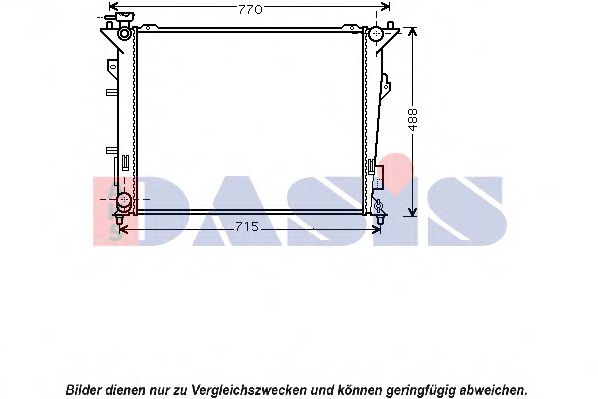 AKS DASIS 510098N Крышка радиатора для KIA MAGENTIS (Киа Магентис)