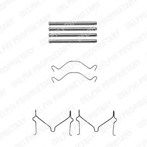 DELPHI LX0306 Скоба тормозного суппорта для KIA RIO (Киа Рио)