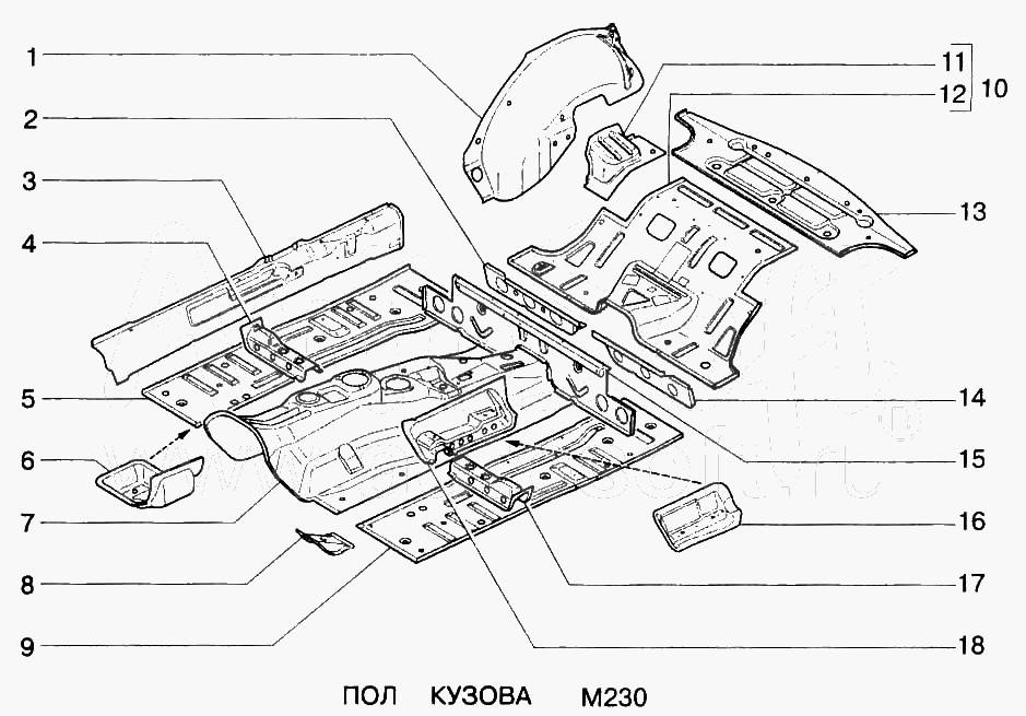 Левая пола. Детали кузова ВАЗ 2123 Нива Шевроле. Схема кузова Нива Шевроле 2123. Детали пола кузова ВАЗ 2123. Панель пола задняя ВАЗ 2131.