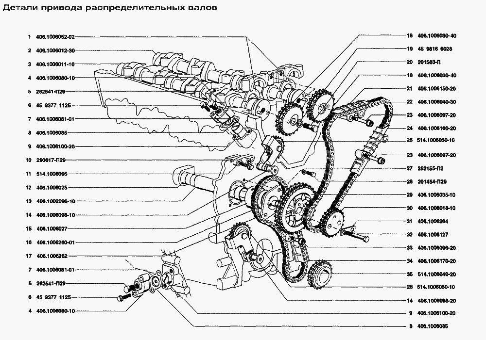 Двс 405 евро 3 схема